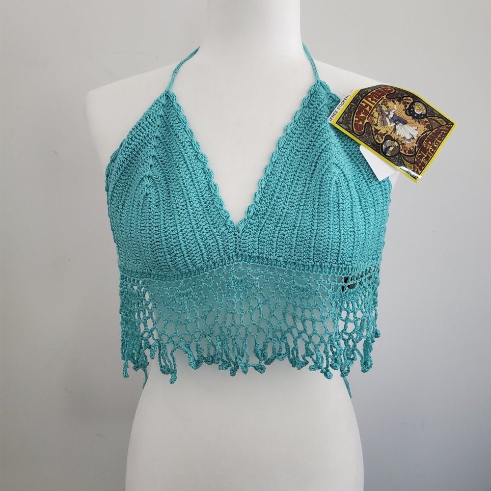 Gypsy Rose Crochet Tank Top NWT